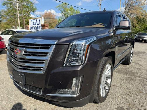 Dark Granite Metallic 2017 Cadillac Escalade Platinum