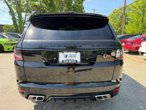 Black 2020 Land Rover Range Rover Sport SVR