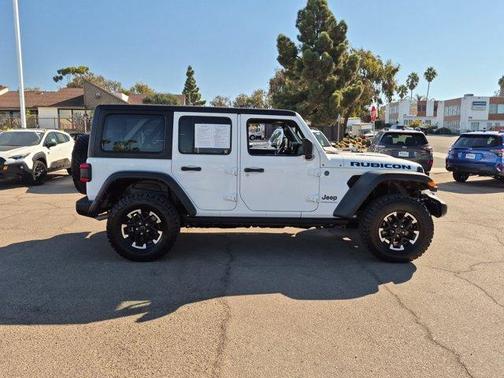 Bright White Clearcoat 2024 Jeep Wrangler 4xe Rubicon