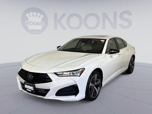 Platinum White Pearl 2024 Acura TLX Technology