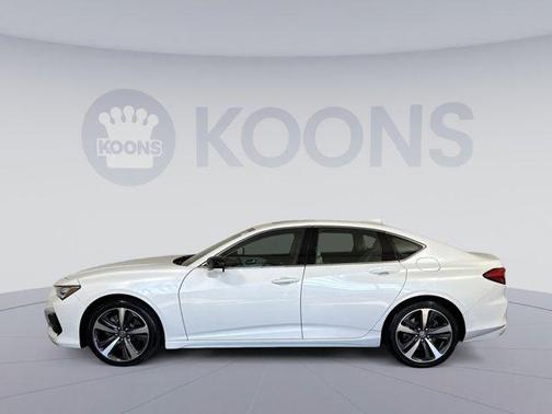 Platinum White Pearl 2024 Acura TLX Technology