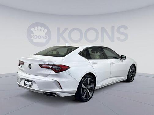 Platinum White Pearl 2024 Acura TLX Technology