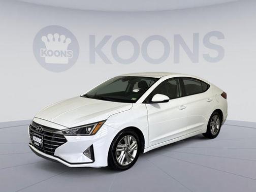 Quartz White Pearl 2020 Hyundai ELANTRA SEL