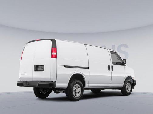 Summit White 2026 Chevrolet Express 3500 3500 Extended Wheelbase, WT, RWD
