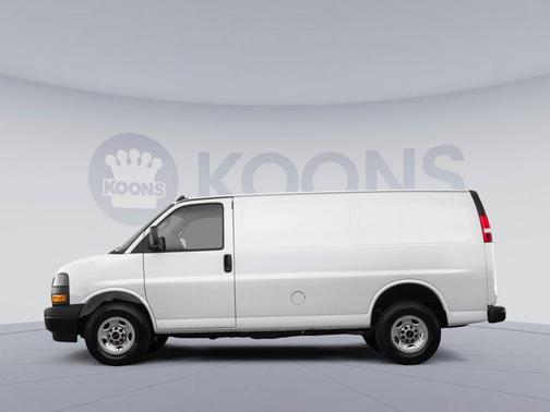 Summit White 2026 GMC Savana 3500 3500 Extended Wheelbase, Work Van, RWD