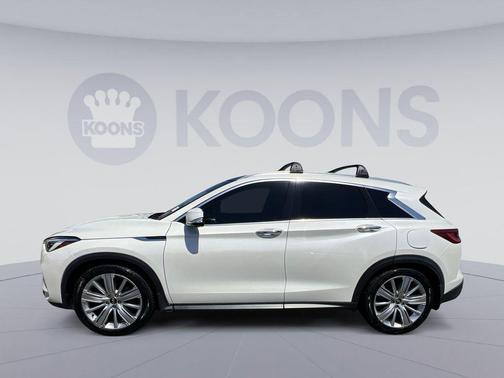 Majestic White 2020 INFINITI QX50 SENSORY AWD
