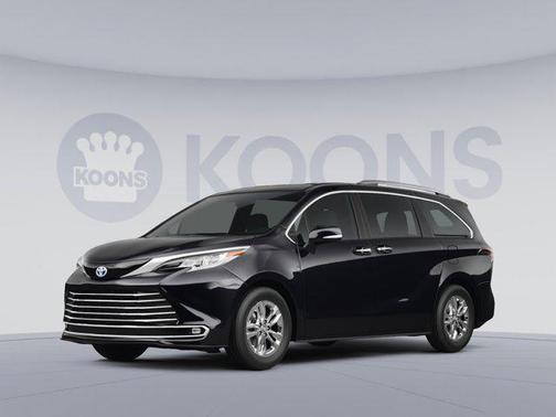 Midnight Black Metallic 2023 Toyota Sienna Limited