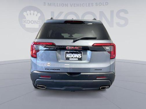 Satin Steel Metallic 2021 GMC Acadia AWD SLE