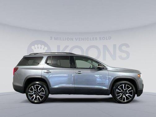 Satin Steel Metallic 2021 GMC Acadia AWD SLE