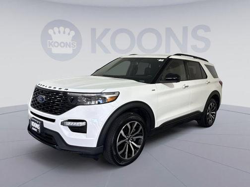 STAR WHITE MET TRI-COAT 2023 Ford Explorer ST-Line