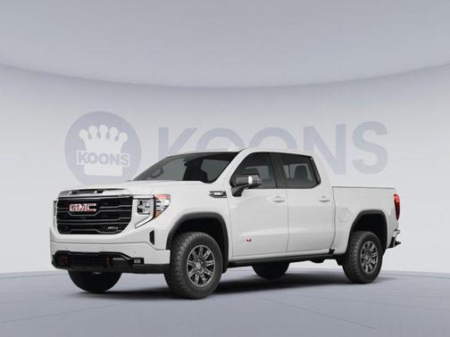 Summit White 2025 GMC Sierra 1500 AT4