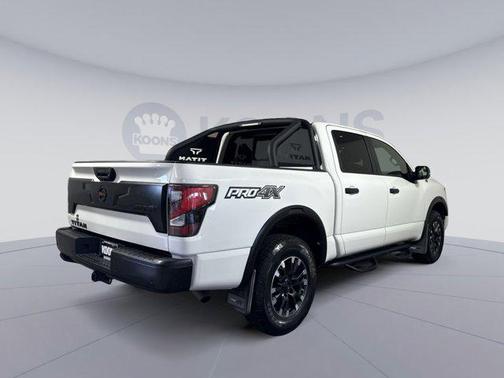 Glacier White 2021 Nissan Titan PRO-4X