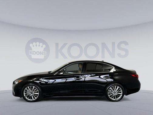 Black Obsidian 2023 INFINITI Q50 3.0t LUXE