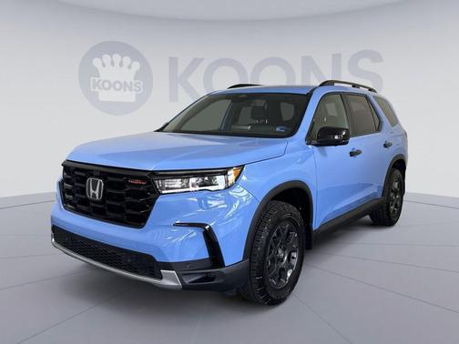 Light Blue 2025 Honda Pilot TrailSport