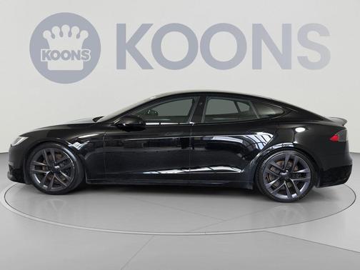 Solid Black 2021 Tesla Model S Plaid