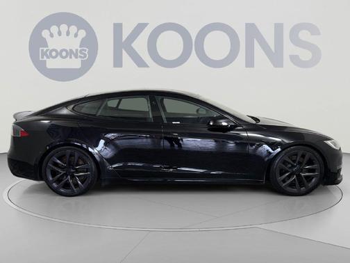 Solid Black 2021 Tesla Model S Plaid