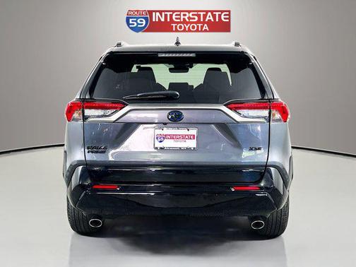 Silver Sky Metallic/Midnight Black Metallic 2023 Toyota RAV4 Prime XSE
