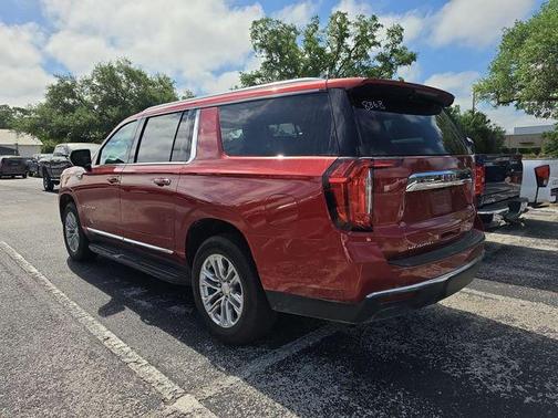 Volcanic Red 2024 GMC Yukon XL SLT