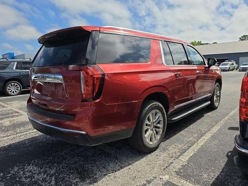 Volcanic Red 2024 GMC Yukon XL SLT