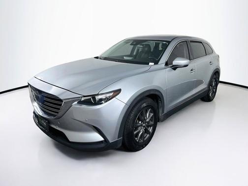 Sonic Silver Metallic 2021 Mazda CX-9 Touring