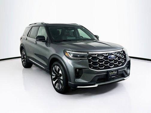 Carbonized Gray Metallic 2025 Ford Explorer Platinum