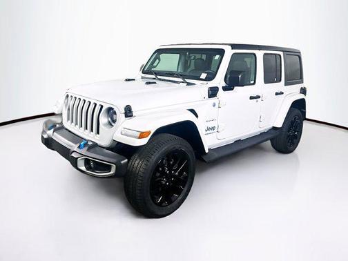 Bright White Clearcoat 2023 Jeep Wrangler 4xe Sahara
