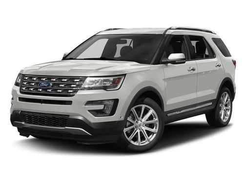 White Platinum Metallic Tri-Coat 2017 Ford Explorer Limited