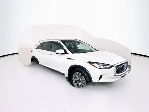 Radiant White 2023 INFINITI QX50 LUXE