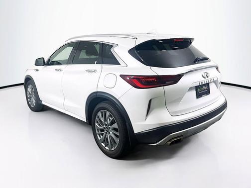 Radiant White 2023 INFINITI QX50 LUXE