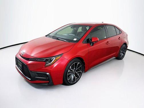 Barcelona Red Metallic 2021 Toyota Corolla SE