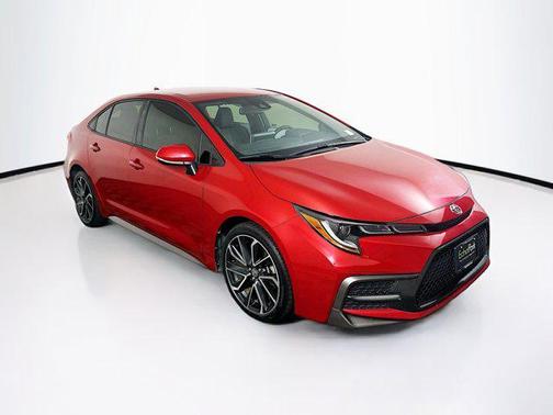 Barcelona Red Metallic 2021 Toyota Corolla SE