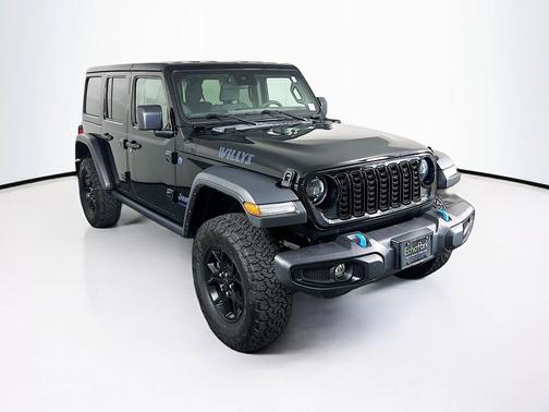 Black Clearcoat 2024 Jeep Wrangler 4xe Willys