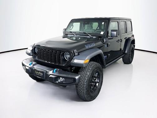 Black Clearcoat 2024 Jeep Wrangler 4xe Willys