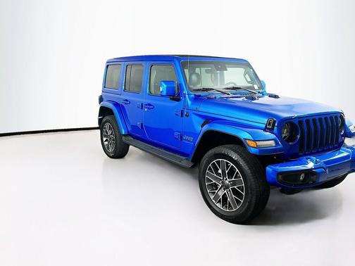 Hydro Blue Pearlcoat 2023 Jeep Wrangler 4xe Sahara High Altitude