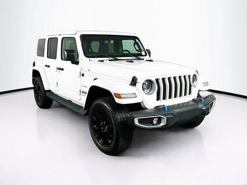 Bright White Clearcoat 2023 Jeep Wrangler 4xe Sahara