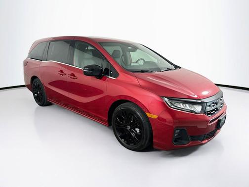 Radiant Red Metallic II 2025 Honda Odyssey Sport-L
