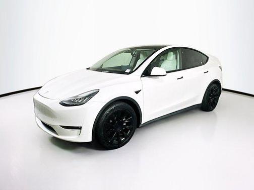 Pearl White Multi-Coat 2021 Tesla Model Y Long Range Dual Motor All-Wheel Drive