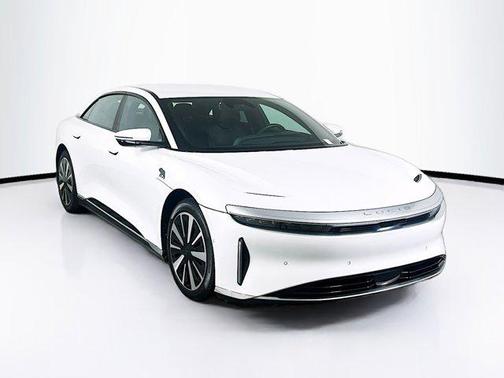 Stellar White Metallic 2024 Lucid Air Touring