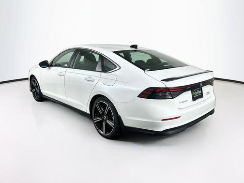Platinum White Pearl 2025 Honda Accord Hybrid Sport