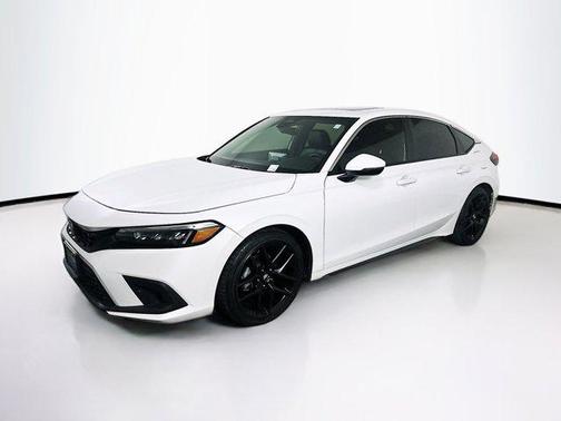 Platinum White Pearl 2024 Honda Civic Sport Touring