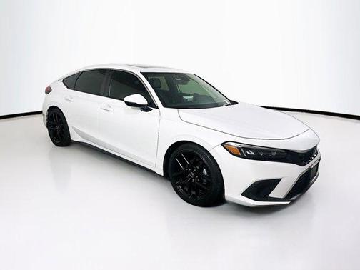 Platinum White Pearl 2024 Honda Civic Sport Touring