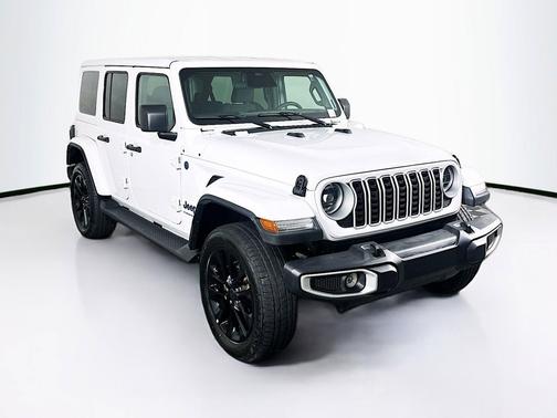 Bright White Clearcoat 2025 Jeep Wrangler 4xe Sahara