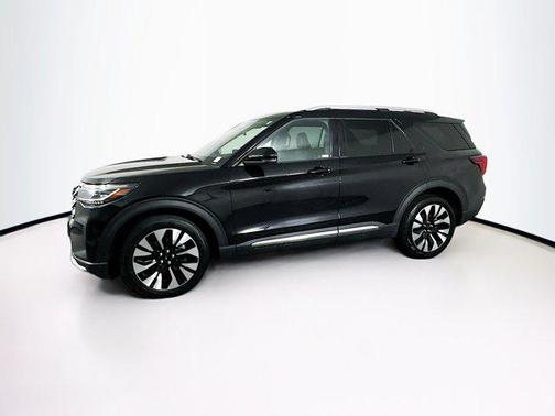 Agate Black Metallic 2025 Ford Explorer Platinum
