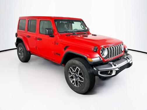 Firecracker Red Clearcoat 2025 Jeep Wrangler 4-Door Sahara 4x4
