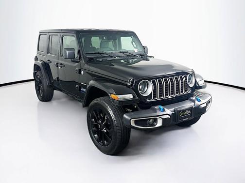 Black Clearcoat 2024 Jeep Wrangler 4xe Sahara