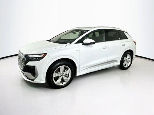Glacier White Metallic 2024 Audi Q4 e-tron Premium Plus 55 quattro