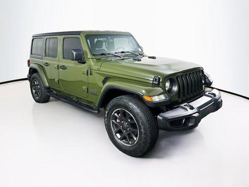 Sarge Green Clearcoat 2021 Jeep Wrangler Unlimited 80th Anniversary 4x4