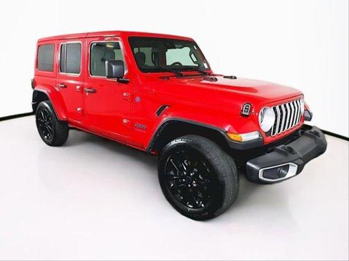 Firecracker Red Clearcoat 2025 Jeep Wrangler 4xe Sahara