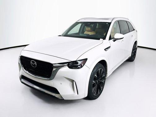 Rhodium White Premium 2024 Mazda CX-90 3.3 Turbo S Premium Plus