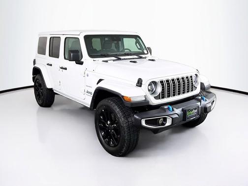 Bright White Clearcoat 2024 Jeep Wrangler 4xe Sahara